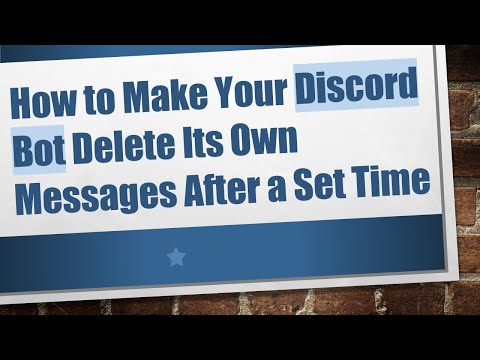 How to Make Your Discord Bot Delete Its Own Messages After a Set Time