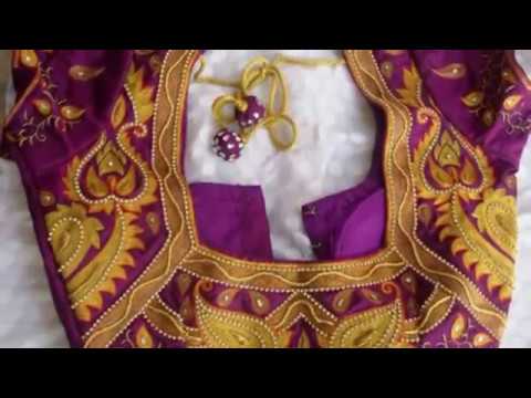 Blouse designs cutting and stitching in kannada - YouTube