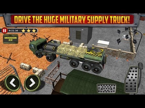 Army Trucker Parking Simulator - Realistic 3D Military Truck Driver Free Racing Games