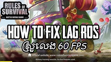 how to fix lag rules of survival - new update - rules of survival lag fix android / NitKH