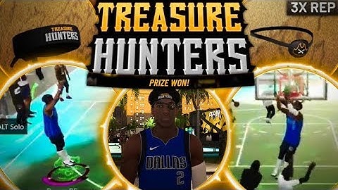 I UNLOCKED 3X REP & WON TREASURE HUNTERS EVENT IN NBA 2K20! BEST BUILD DOMINATES NEW PARK EVENT