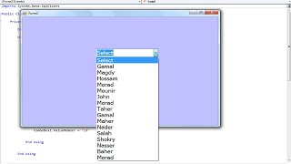 How to insert comboBox default value in VB NET