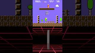 Super Mario Bros for NES - Level 8-1 Gameplay