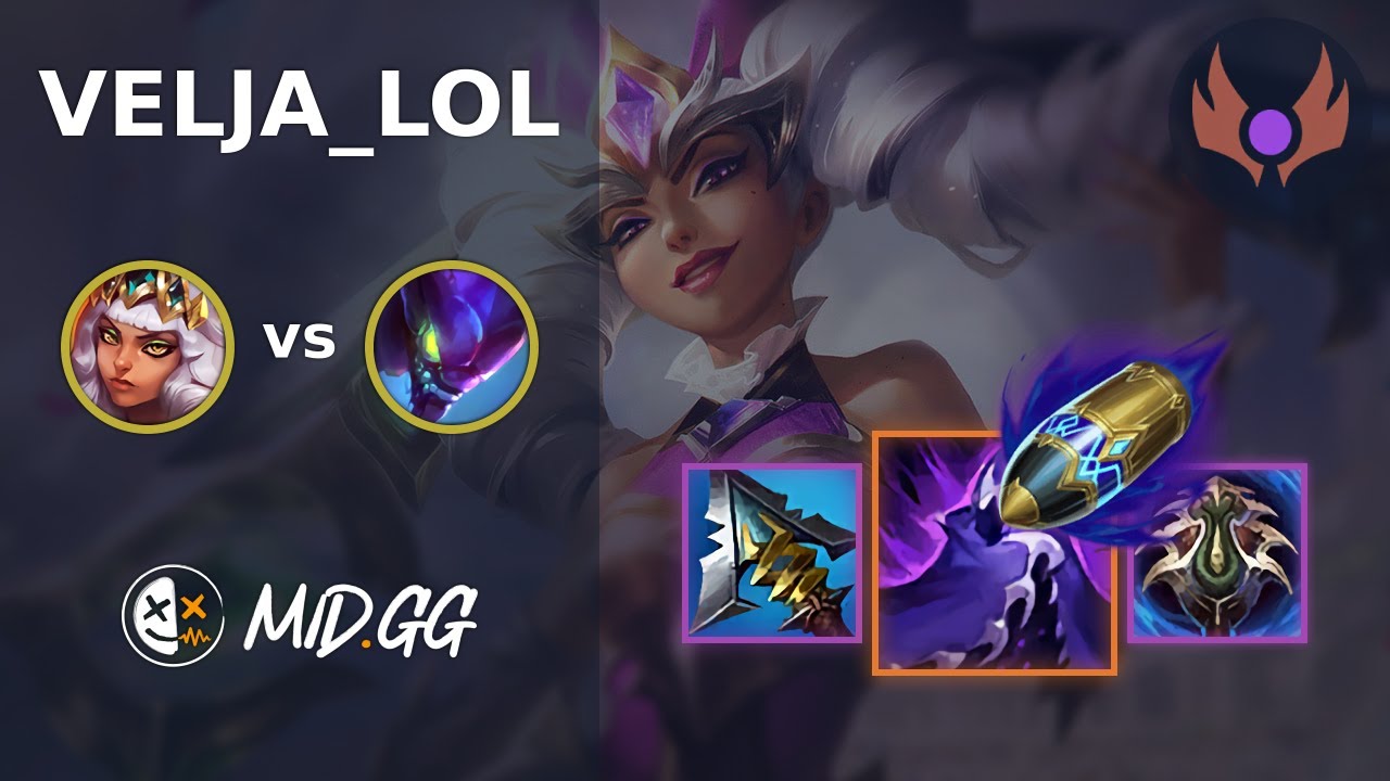 MID.GG: [ velja_lol ] Qiyana JUNGLE vs Kha'Zix | EUW MASTER | LOL Season 2025
