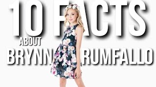 Celebrity 10 Facts about Brynn Rumfallo // Dance Moms Wealth