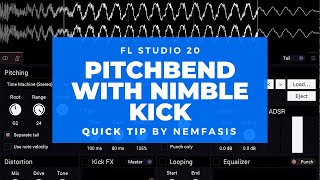 Quick Tip: How to create a pitchbend / glide with Nimble Kick in FL Studio 20