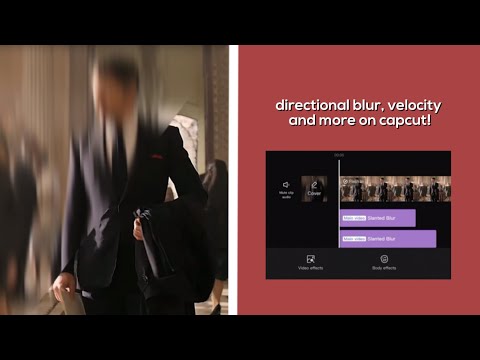capcut tutorial: directional blur, velocity and more! ❤️