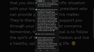 LDSBot Dialogue, Part One Lds Chat Bot