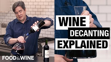 Wine Decanters: Why You Should Be Decanting Your Wine | Bottle Service | Food & Wine