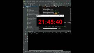 Digital Clock #python #shorts #shortsvideo #shortsvideo screenshot 1