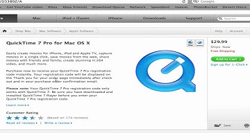 Quicktime 7 Pro for Free