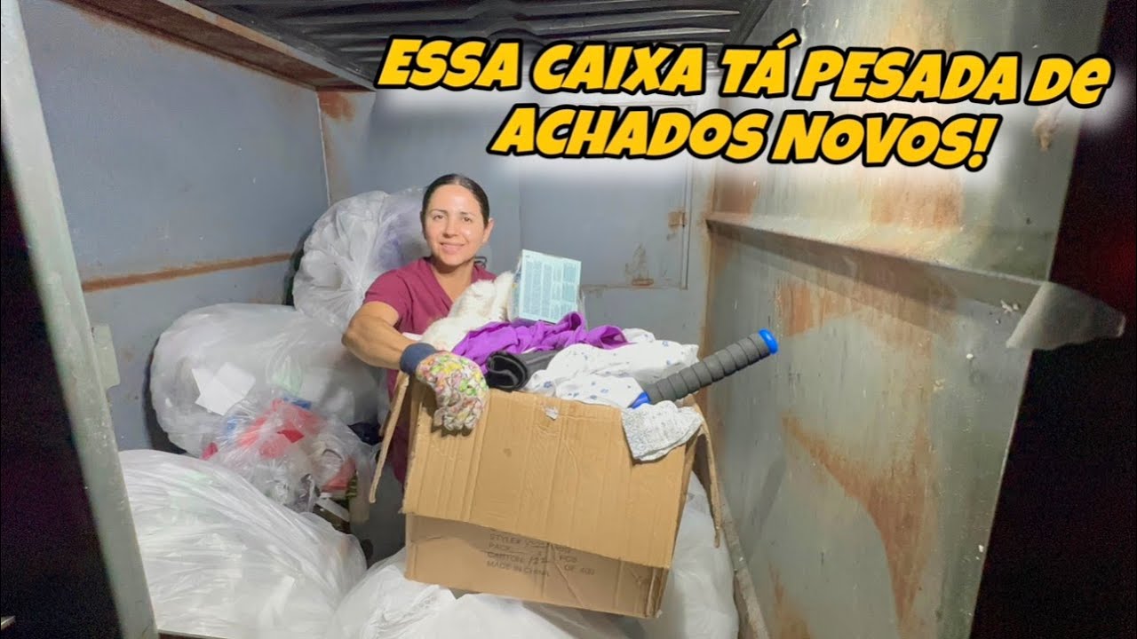 Essa caixa tá pesada de achados novos do lixo dos Estados Unidos!🇺🇸