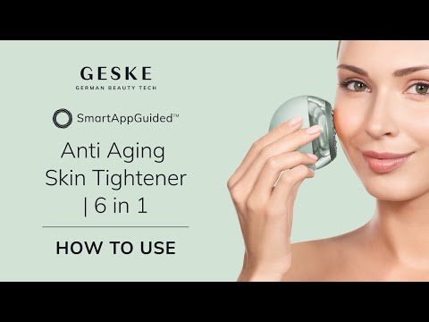 Масажер для обличчя та тіла Geske Anti-aging Skin Tightener 6в1 | Допомагає підтягнути шкіру та боротися з ознаками старіння, відео 1