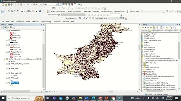 GIS Lab | Creating a Road Network and Finding the Shortest Route Between Cities in ArcMap