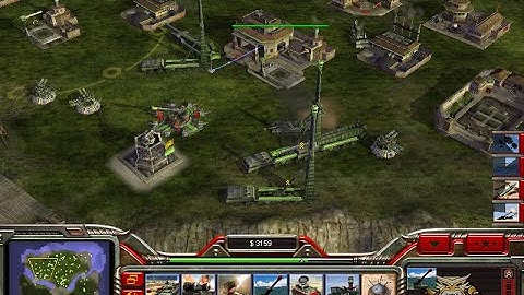 CNC General Shockwave: China Special Weapon Vs USA Laser Vs GLA Demolotion