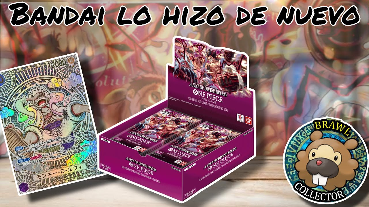 Unboxing!!! Llego OP11 A Fist of Divine Speed la Nueva Expansión de One Piece Card Game