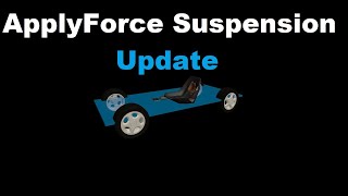 ApplyForce suspension Update