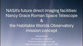 The Future of Direct Imaging Planets with Roman & HWO - Vanessa Bailey (JPL) @SaganSummerWorkshop