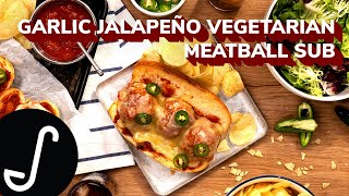 Beyond Meat Recipe: Garlic Jalapeño Vegetarian Meatball Sub