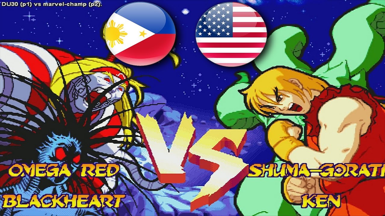 Marvel Super Heroes Vs. Street Fighter - DU30 vs marvel-champ FT10?