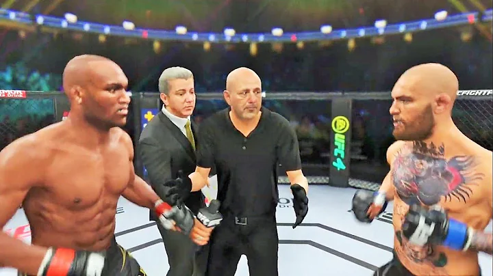 Kamaru Usman vs Conor McGregor Full Fight - UFC 4 Simulation