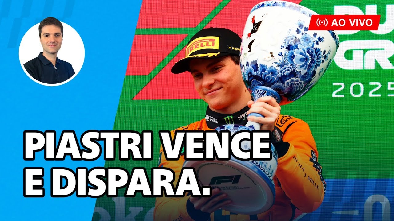 Oscar Piastri vence o GP da Holanda e dispara no campeonato. #f1 #formula1