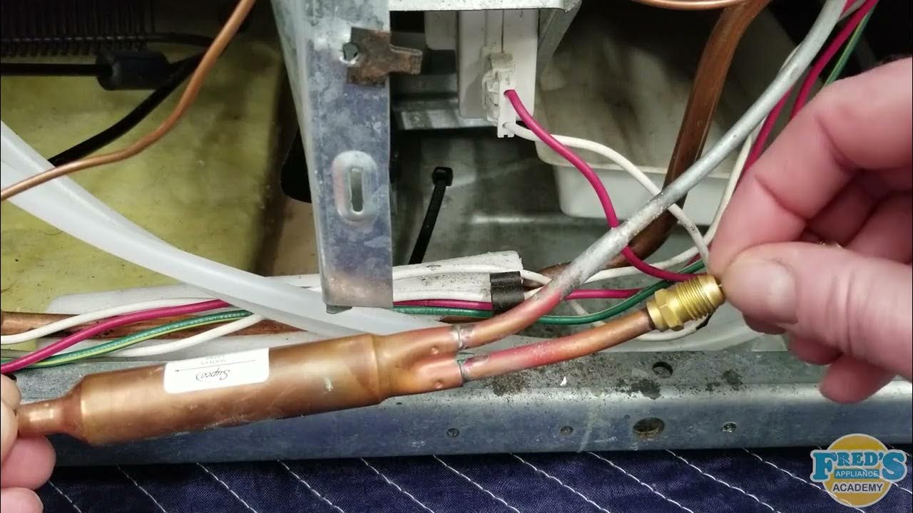How to purge a refrigerator sealed system with nitrogen YouTube