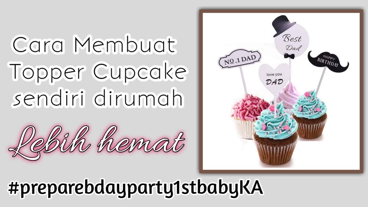 Cara Mudah Membuat Topper Cake Lebih Hemat Youtube