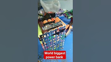 Thumbnail of world biggest power bank 120,000 Mah power bank #battery #diy #powerbank