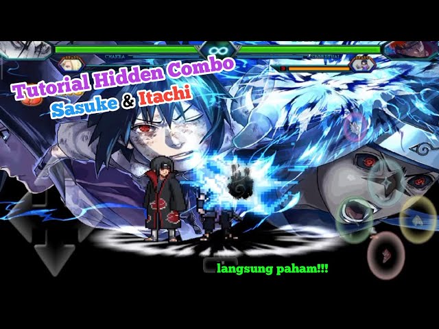 [TUTORIAL] Hidden Combo Sasuke & Itachi Mugen Android BVN • Bleach VS Naruto 3.3 class=