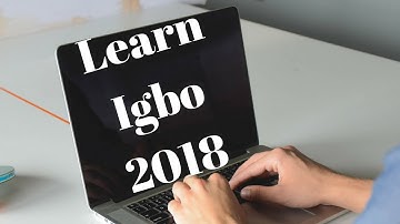 Learn Igbo (2018): Igbo verb 