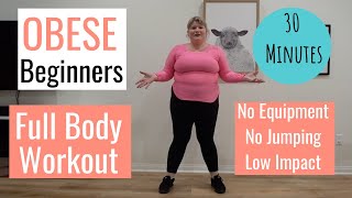 PLUS SIZE Full body Workout / Obese Beginner Workout/ Low Impact / No Equipment / No Jumping screenshot 4