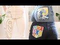 I PAINT MY JEANS | Customized Hand-painted Clothes | Great Wave, Abstract Faces & Keith Haring!