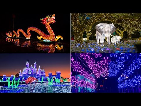 Video: Houston Holiday Light дисплейлери