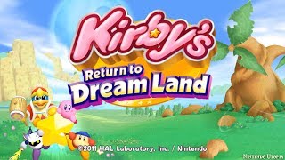 Kirby's Return to Dream Land 【Wii】Full Walkthrough (2 Player Co-Op)