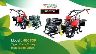 Hector | Back Rotary | Agriculture Machine | Unboxing | Installation Video | Varsha Shineray | CBE