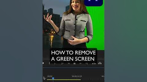 How to Remove A Green Screen Video in Adobe Premiere Pro