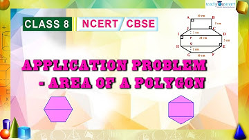 Mensuration - Application Problem - Area Of A Polygon #class8 #chapter11 #ncertmaths