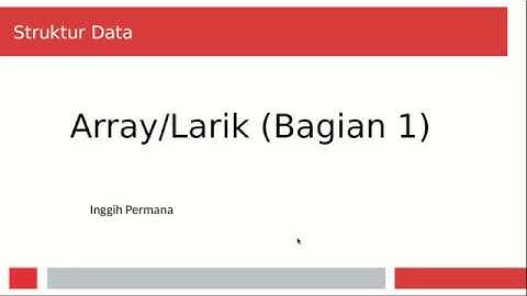 01. Array (Bagian 1)