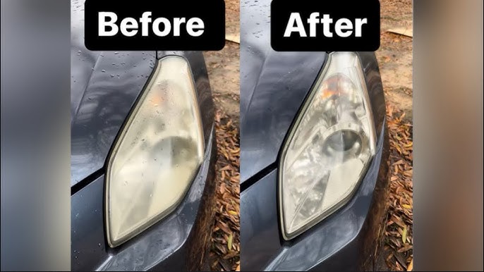 Just tried clear coating my headlights and this happened? any idea why? :  r/Cartalk