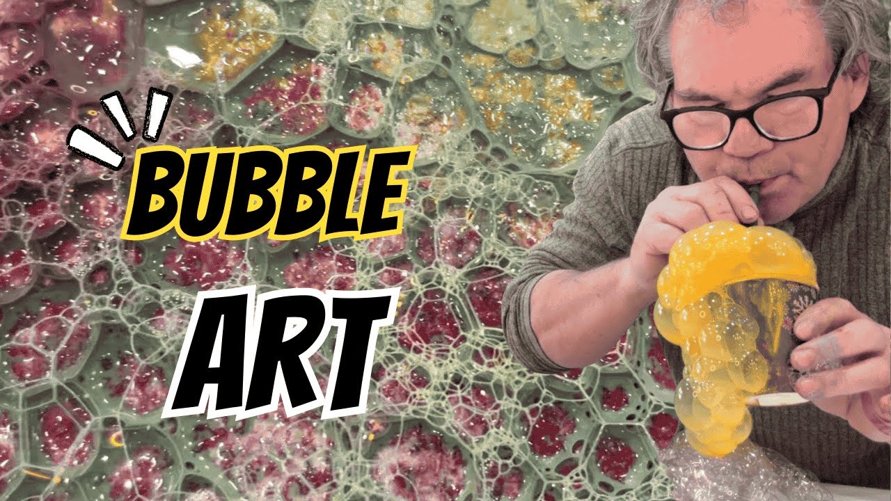 Как создавать рисунки из мыльных пузырей. Рецепт от Mix!