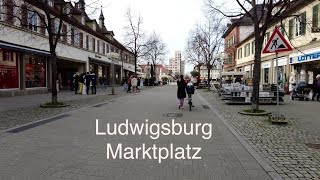 Walking in Germany | Ludwigsburg Marktplatz 2023