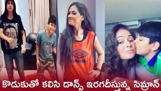 Actress Simran Amazing Dance With Her Son Filmy Clicks