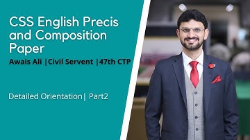 CSS English Precis and Composition Paper | Part 2 | CSS Exam 2021