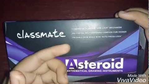 Here is the unboxing of (classmate asteroid) geometry box