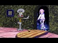 Squidward kicks neptunia characters out of his house