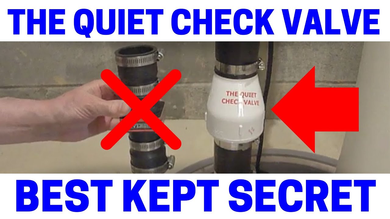 NEVER Replace A Sump Pump Check Valve Until Watching This! - YouTube