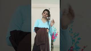 Link in Description 🖇️Coffee Bean Colour Kurti Set 🤎 | Simple &amp; Classy Look ✨