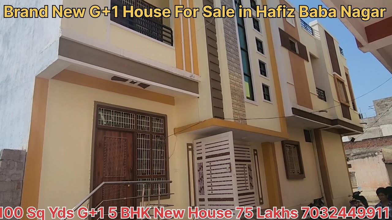Brand New G+1 House For Sale Hafiz Baba Nagar ChandrayanGutta Hyderabad