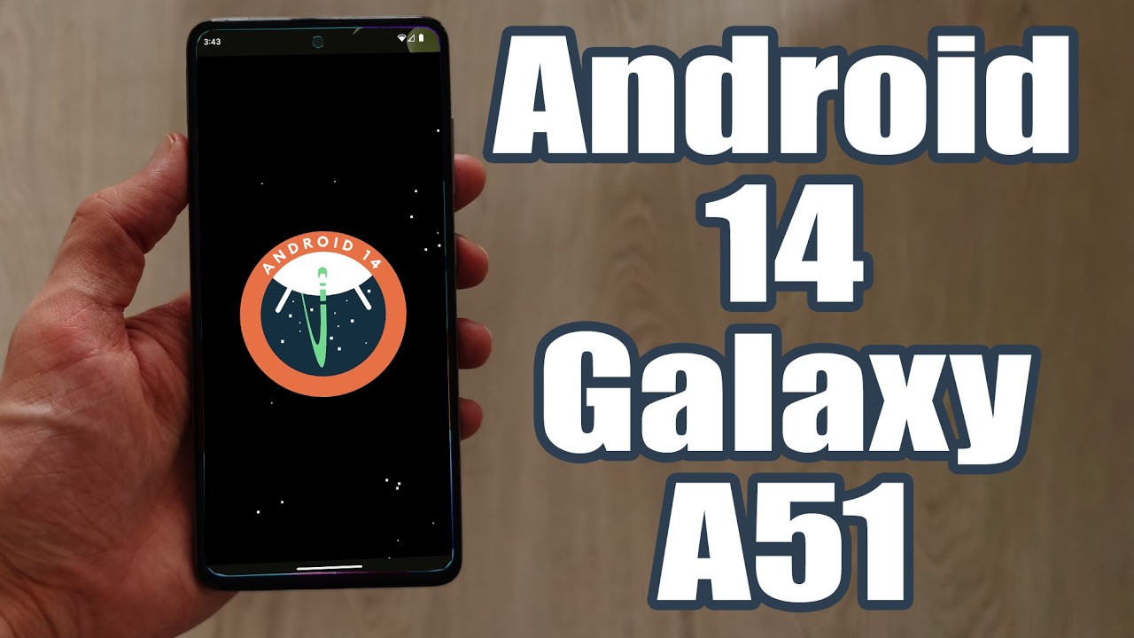 Install Android 14 on Galaxy A51 (LineageOS 21) - How to Guide! - YouTube